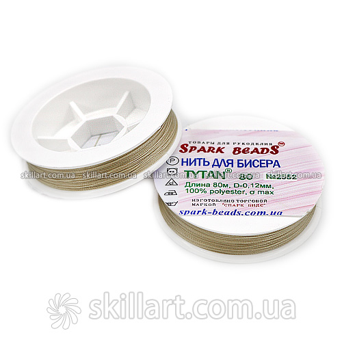 Нитки для бисера Tytan 80 Spark Beads (80м)